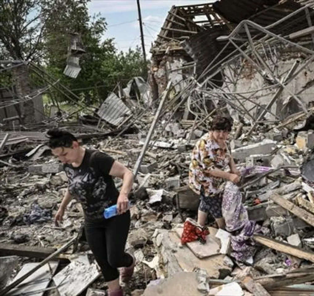 Russian shelling in Nikopol district