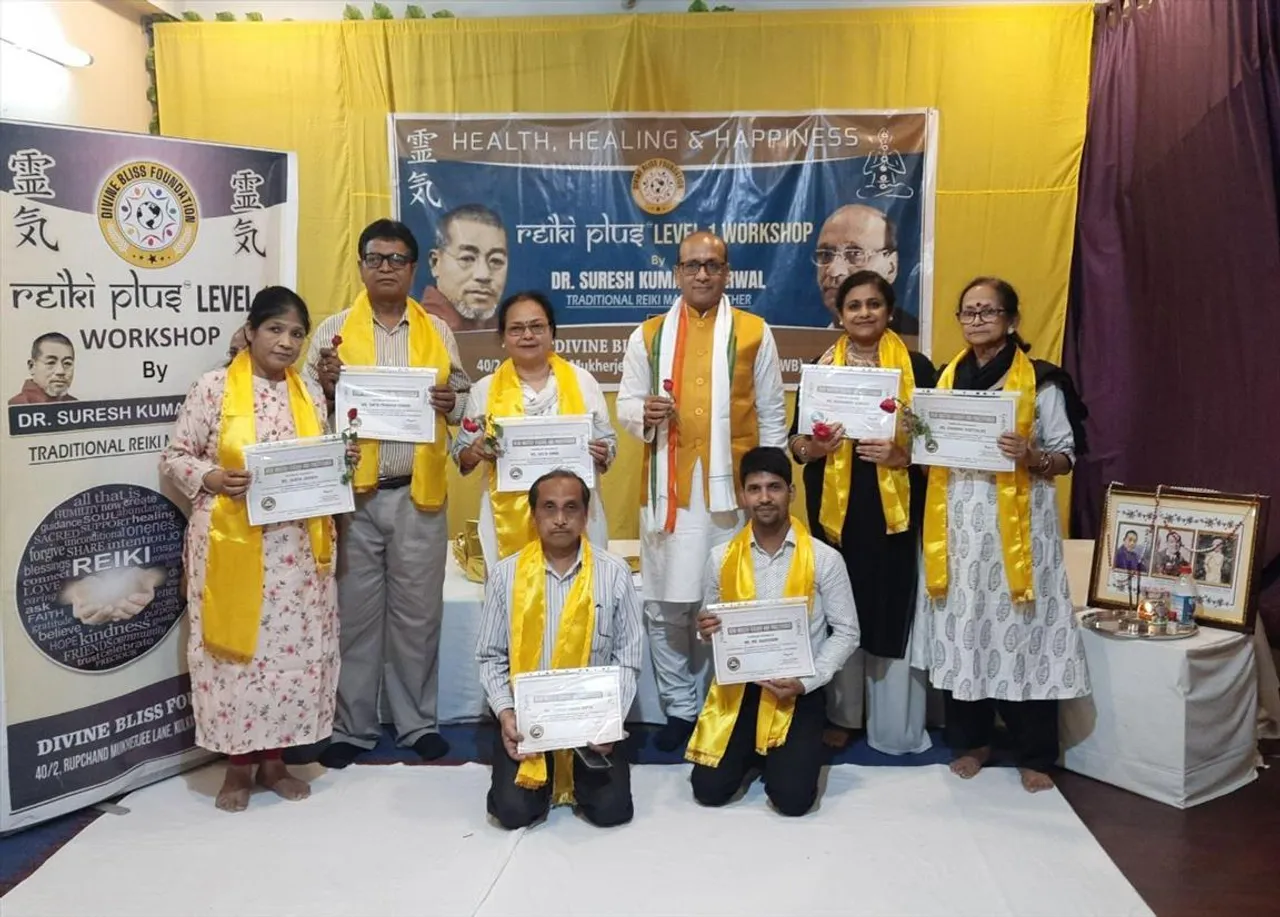 REIKI MASTER TEACHER AND PRACTITIONER COURSE ORGANIZED  BY DIVINE BLISS FOUNDATION