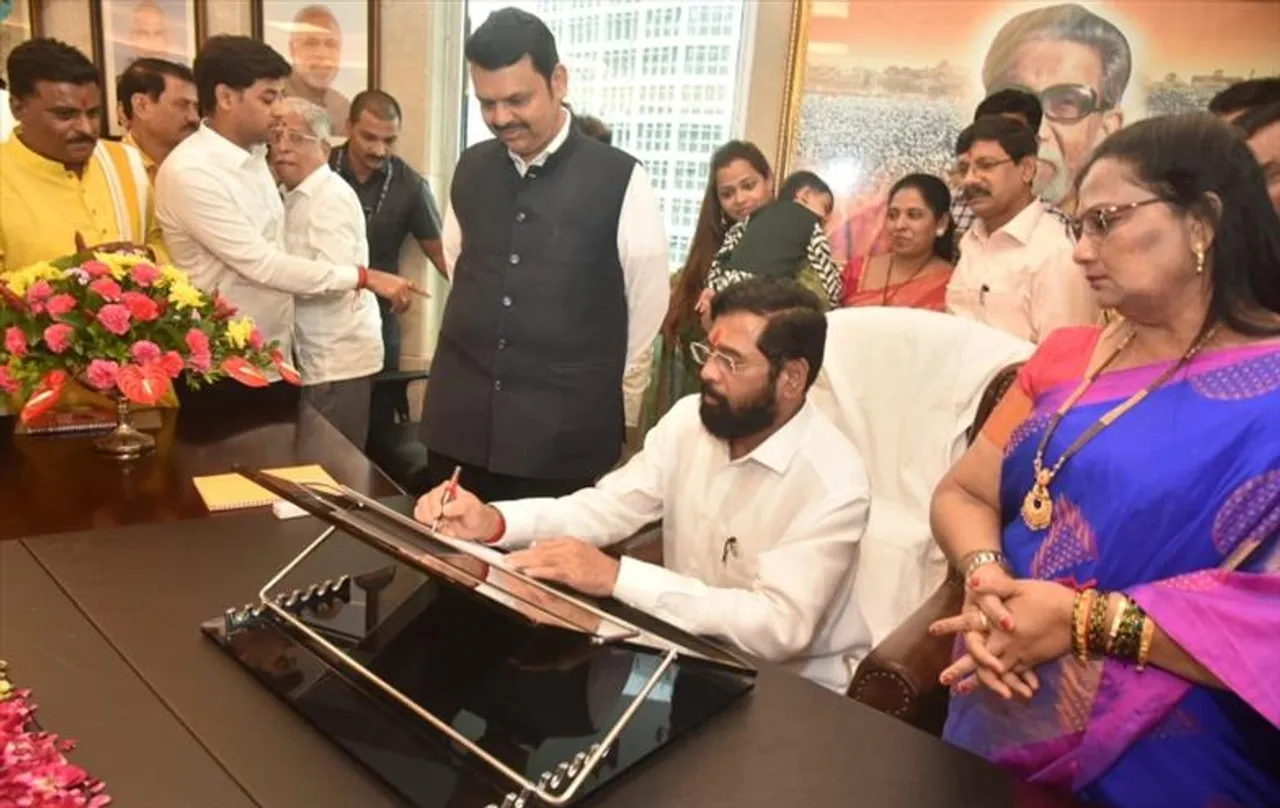 Maha CM Eknath Shinde formally takes charge of CMO