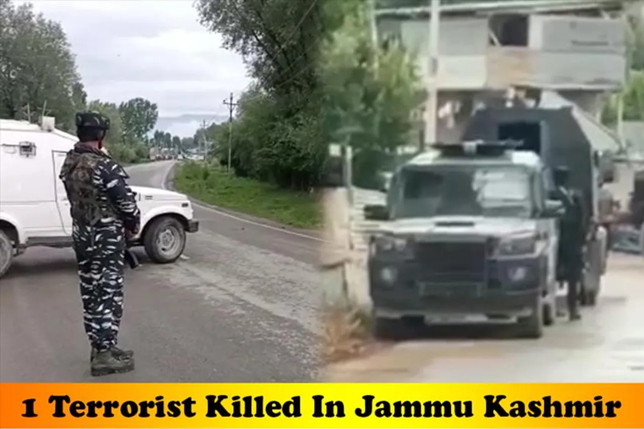 1 gun down In Jammu Kashmir