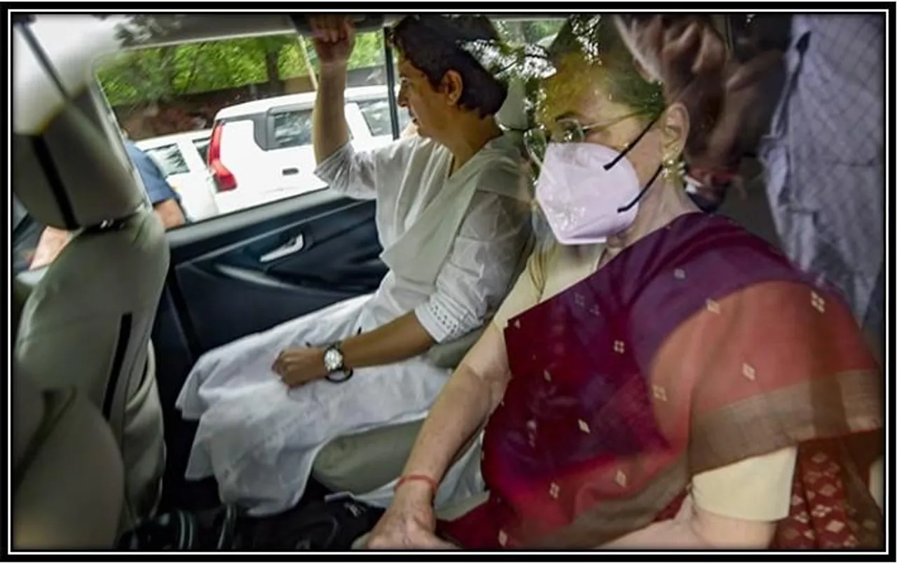 Sonia Gandhi interviewed by ED