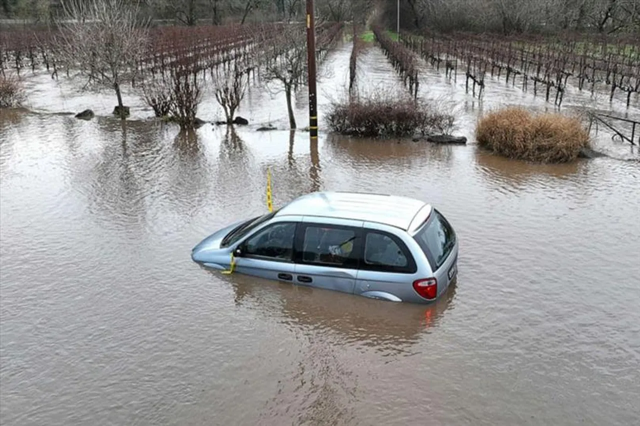Heavy rains in California