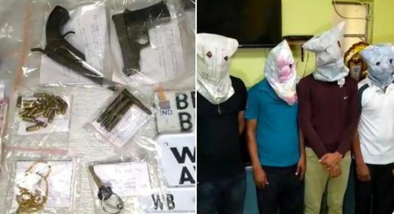 Police arrest 7 people with huge weapons during festive season