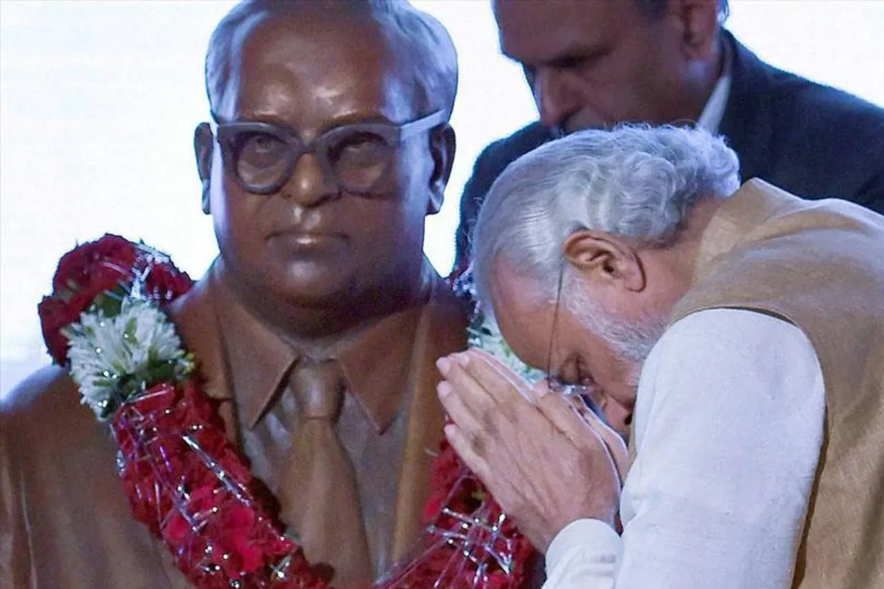 PM Modi pays homage on Ambedkar Jayanti