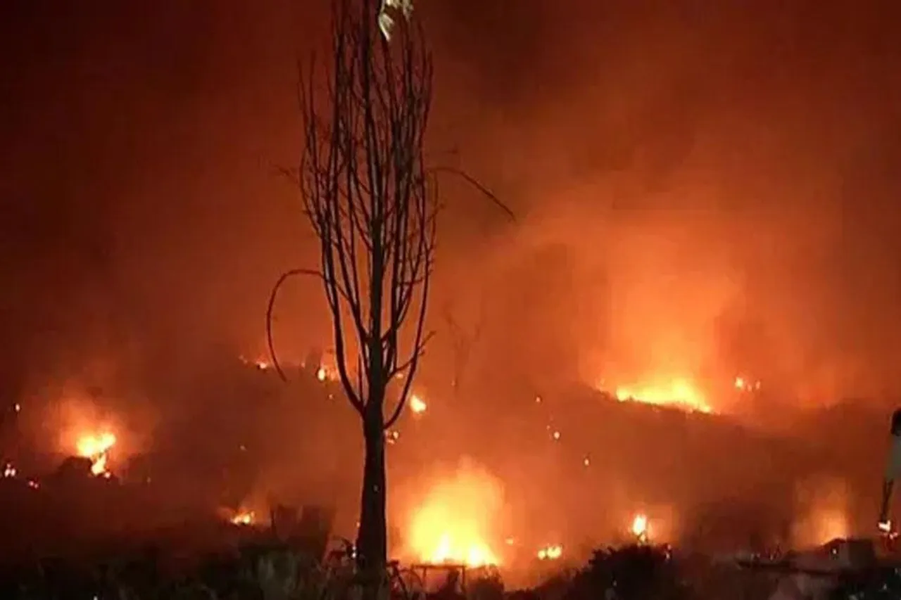 Massive fire breaks out in Delhi's Sultanpuri slum, 8 injured