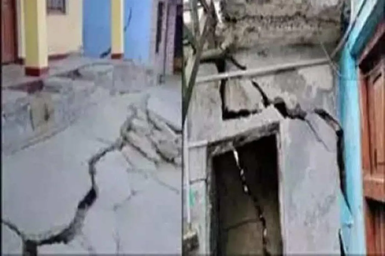 Temple collapses in Joshimath