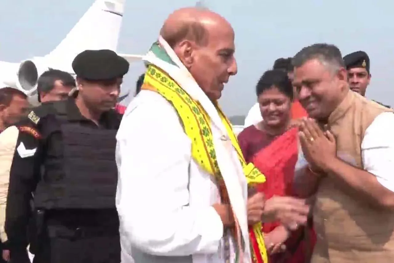 Tripura election 2023: BJP leader Rajnath Singh arrived Tripura