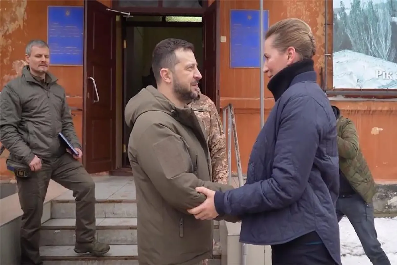 Zelensky met with the Danish Prime Minister