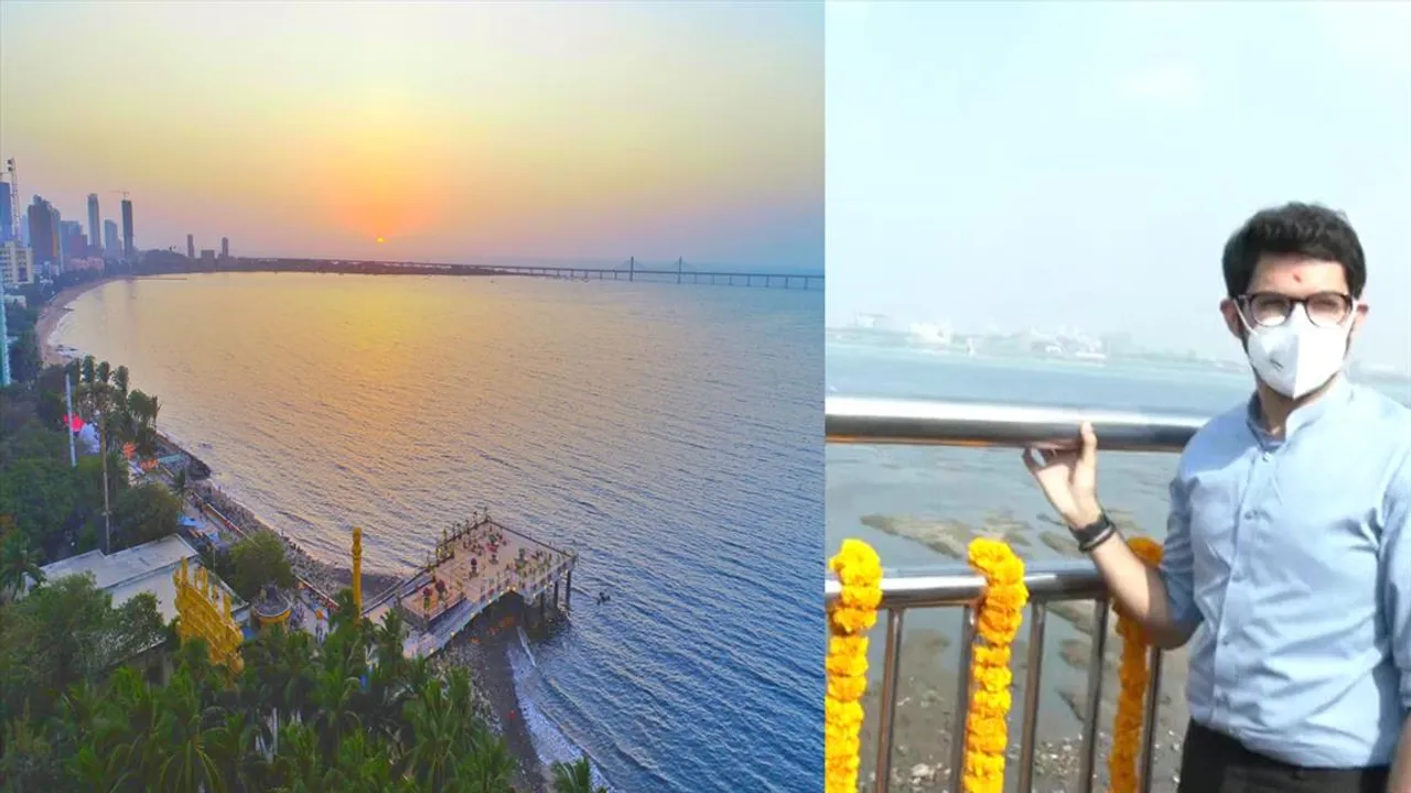 Aaditya Thackeray inaugurated a viewing deck in Dadar