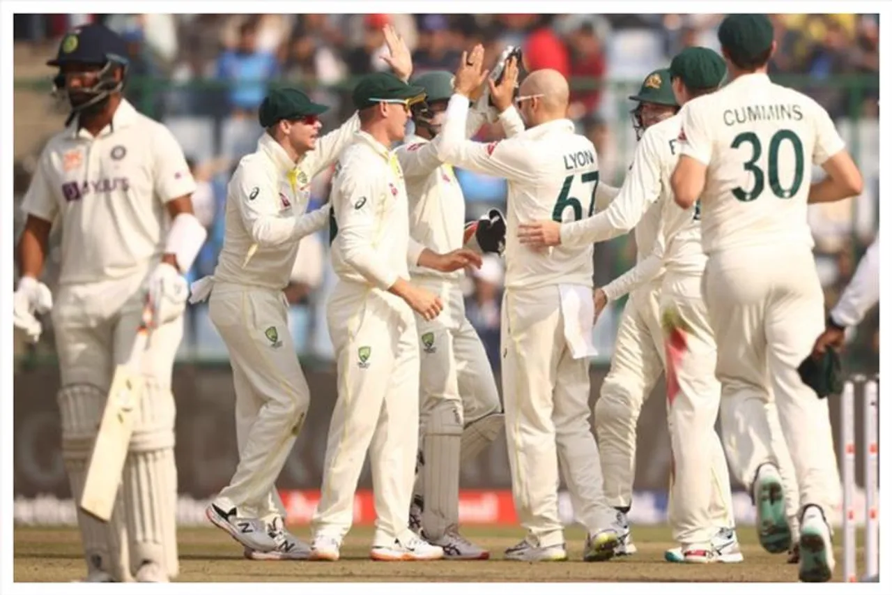 India vs Australia: five wicket for Nathan Lyon