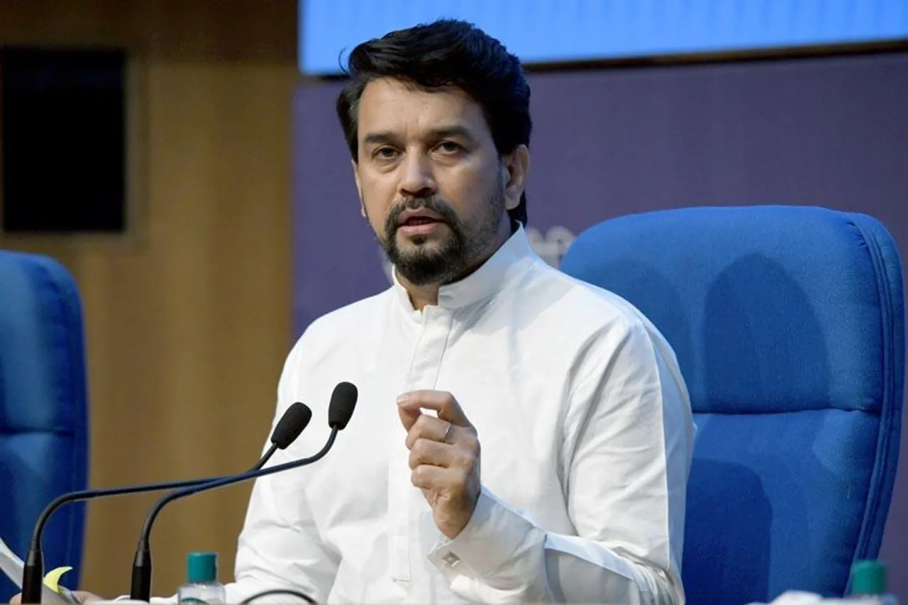 The wrestlers reached Union Minister Anurag Thakur's house