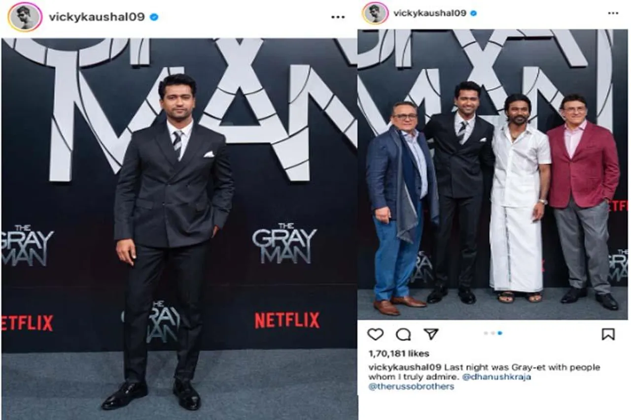 Vicky Kaushal at ‘The Grey Man’ premiere in Mumbai