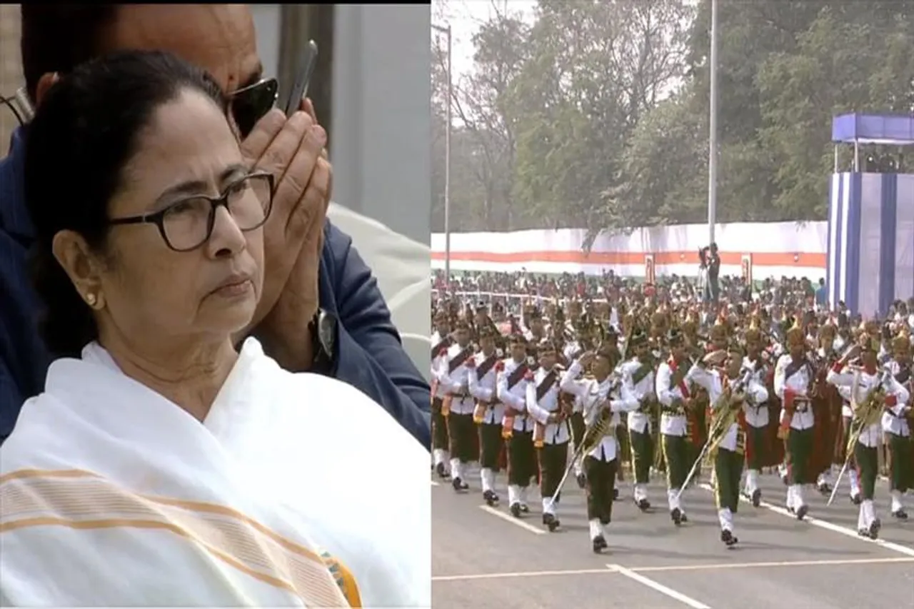 A colorful parade is organized on the Red Road on Republic Day