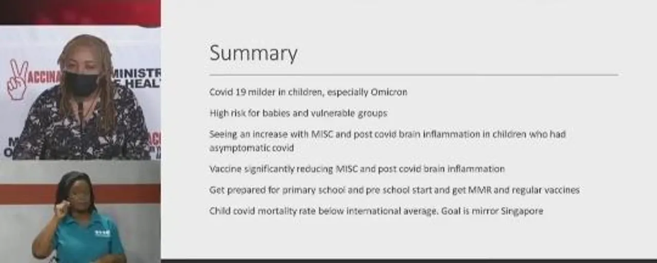 SEVERE CASES OF MIS-C IN TRINIDAD AND TOBAGO’S UNVACCINATED CHILDREN