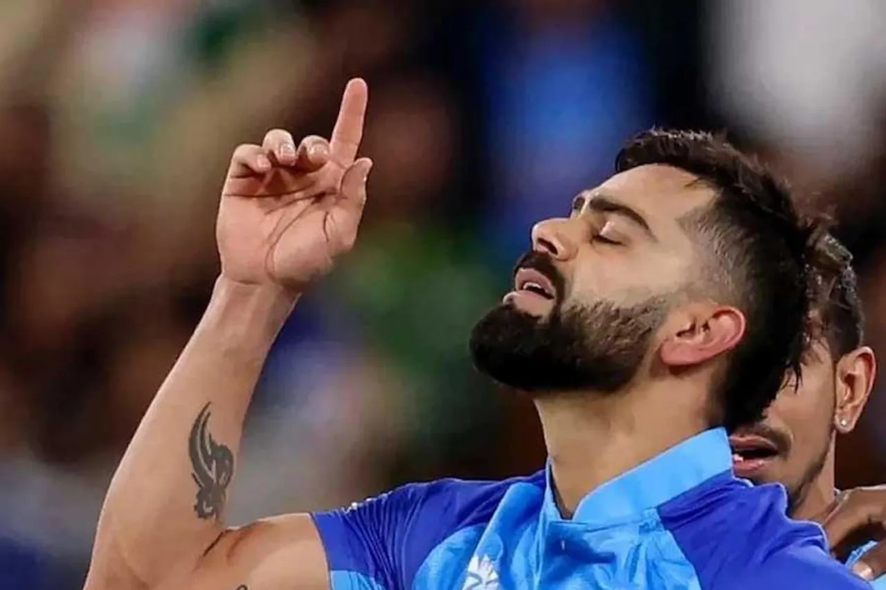 Virat posted a picture with his wife and daughter