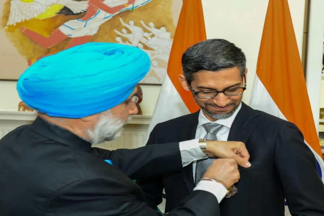 Sundar Pichai expressed gratitude to the Government of India