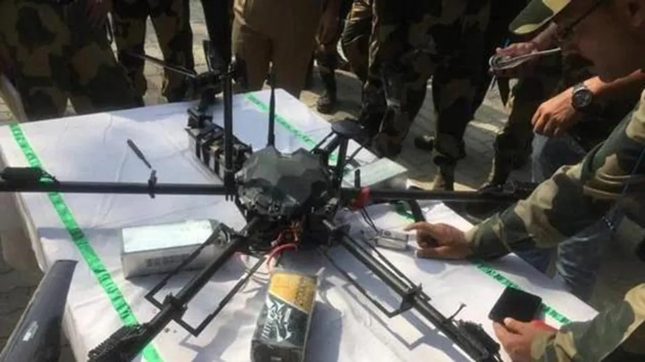 Pak Drone downed by BSF troops
