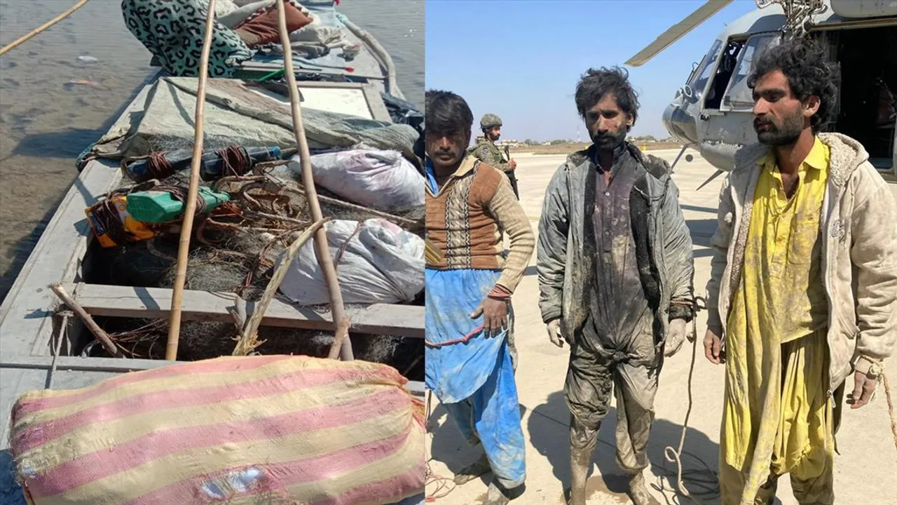 BSF detained 6 Pakistani nationals