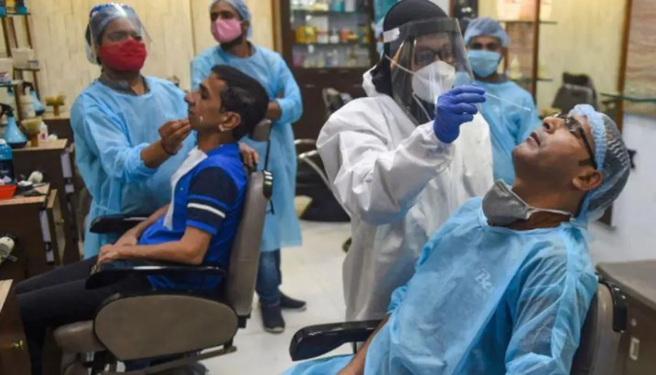 Massive drop of corona cases number in India