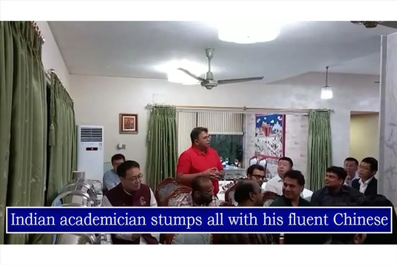 Indian academician stumps all with his fluent Chinese