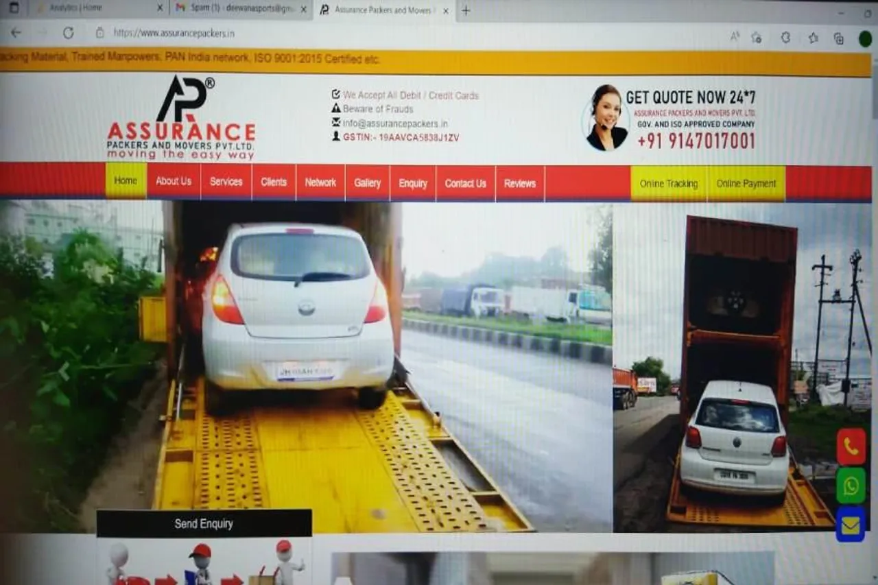 Allegations of fraud against a company called Assurance Packers and Movers (OPC) Pvt. Ltd