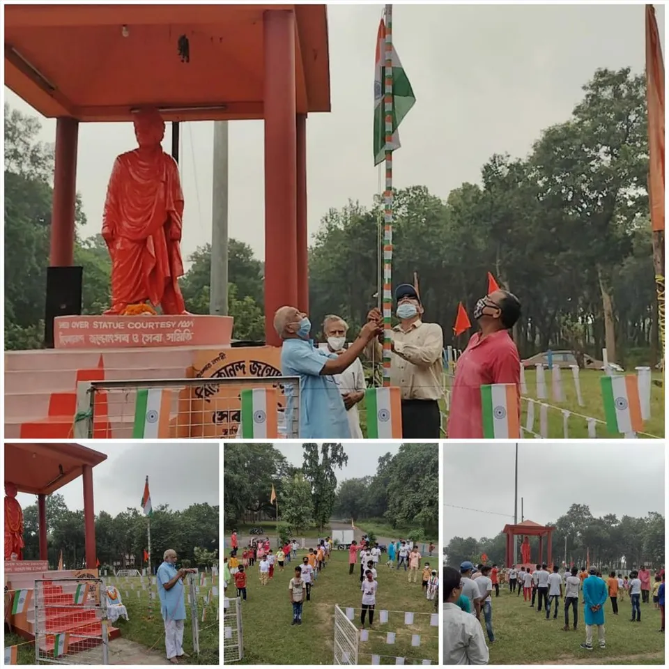 Vivekananda Kendra Kanyakumari, Paschimbanga Prant, has celebrated the 75th Independence Day