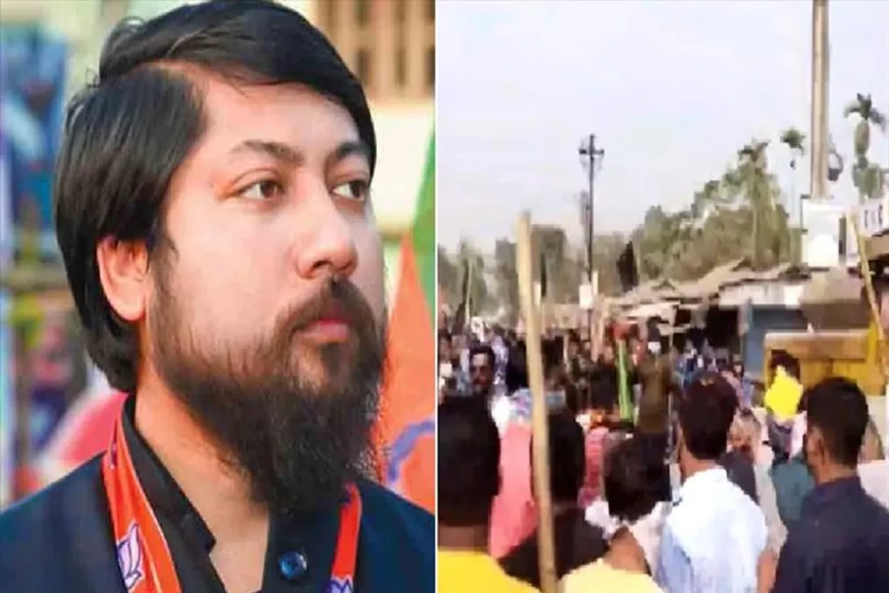Non-bailable case against BJP leadership in connection with Nishith's convoy attack!