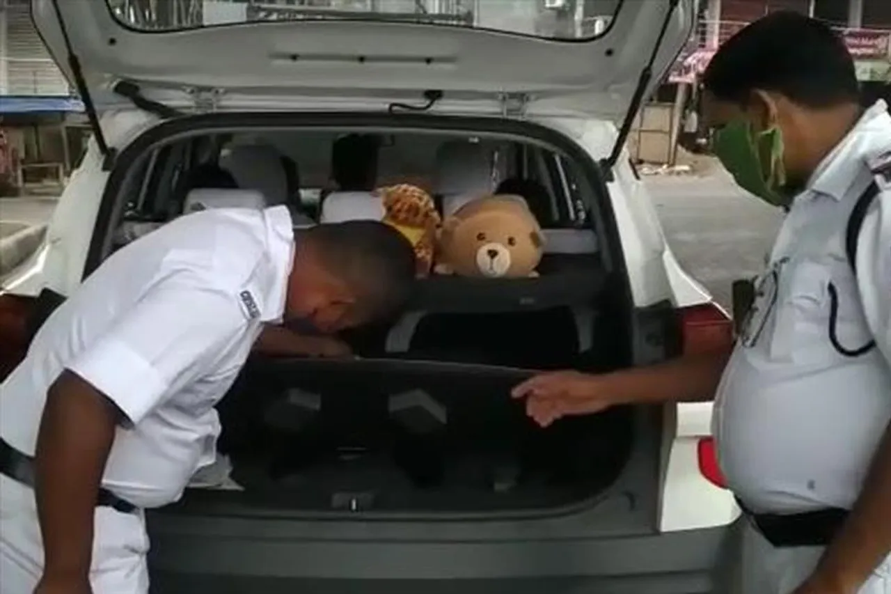 Accident during Naka checking in Cooch Behar