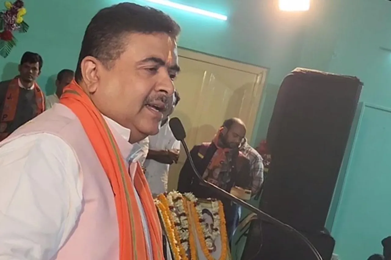 Suvendu Adhikary attacks TMC from Egra's public meeting
