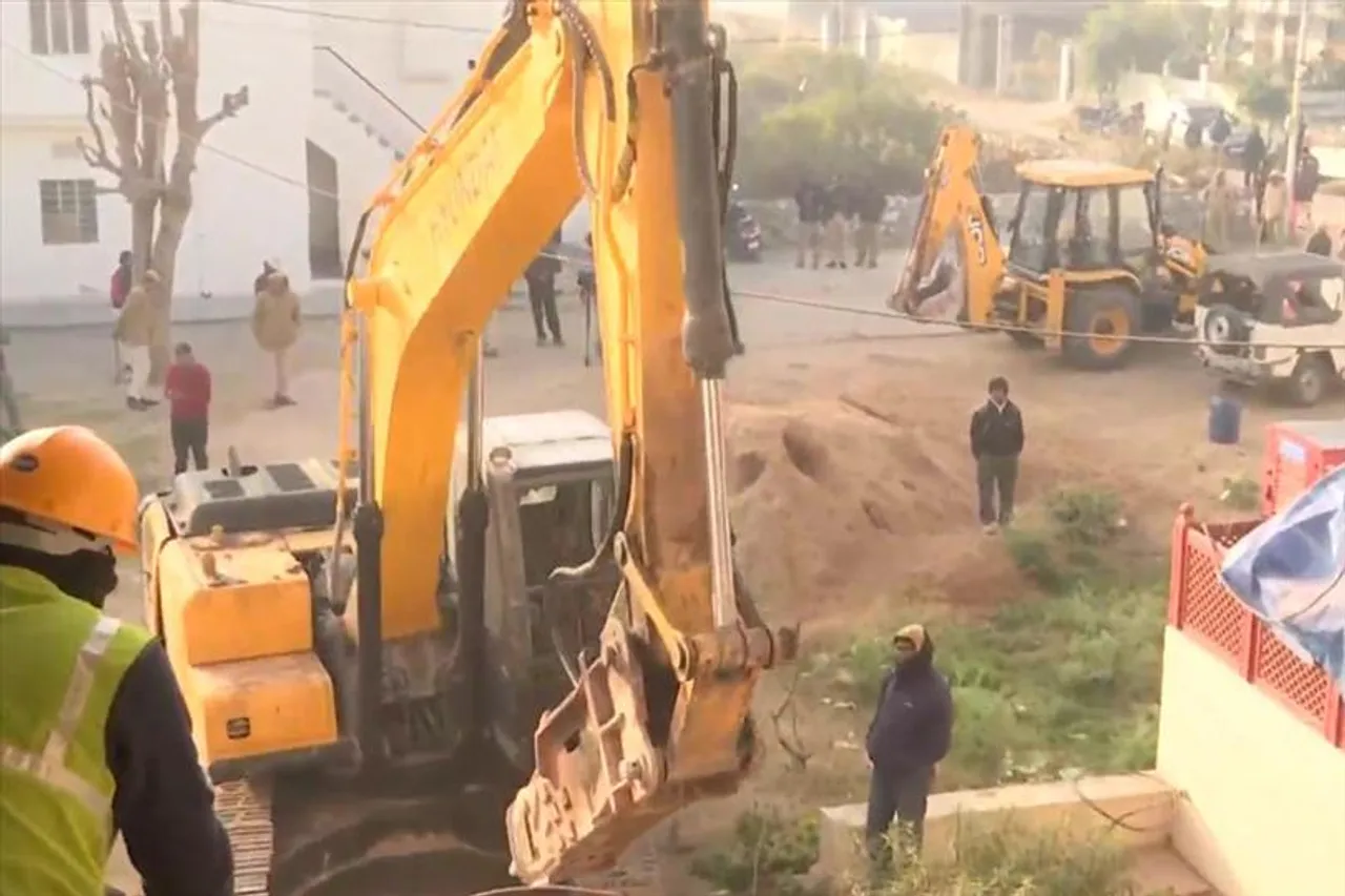 Paper leak case: Govt demolishes four-storey 'Illegal' residence of accused