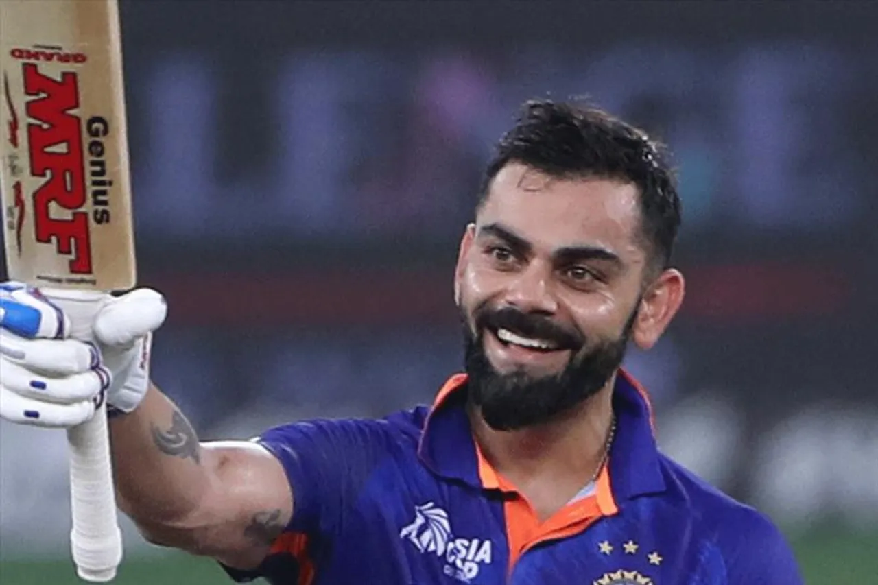 Virat Kohli scored a half century