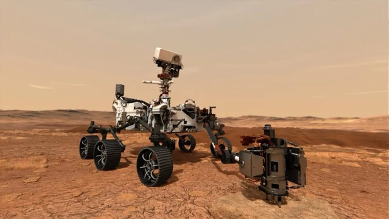 Mars rover with new target