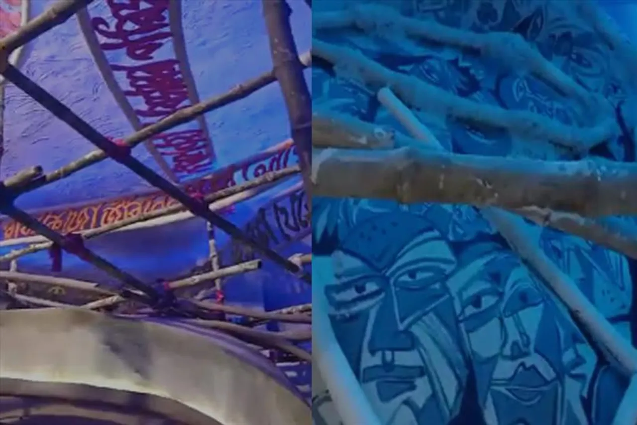 Ardhendu Dey builds idol for Haridevpur New Sporting Club