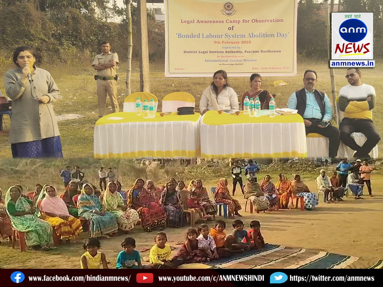 DLSA West Bardhaman made workers aware near Dubudih checkpost