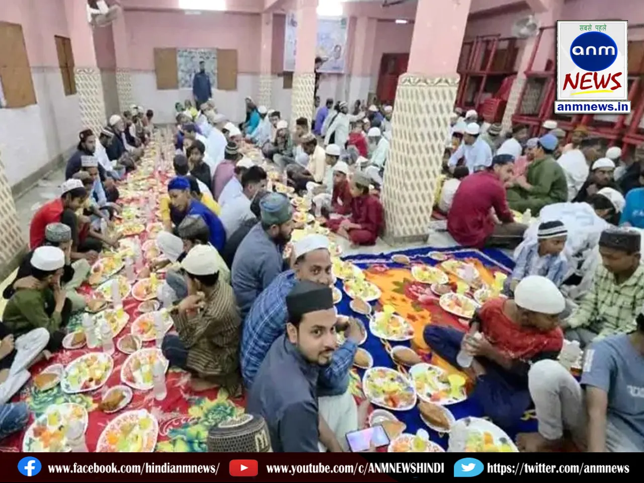Attractive Iftar at the railpar of Asansol North Assembly