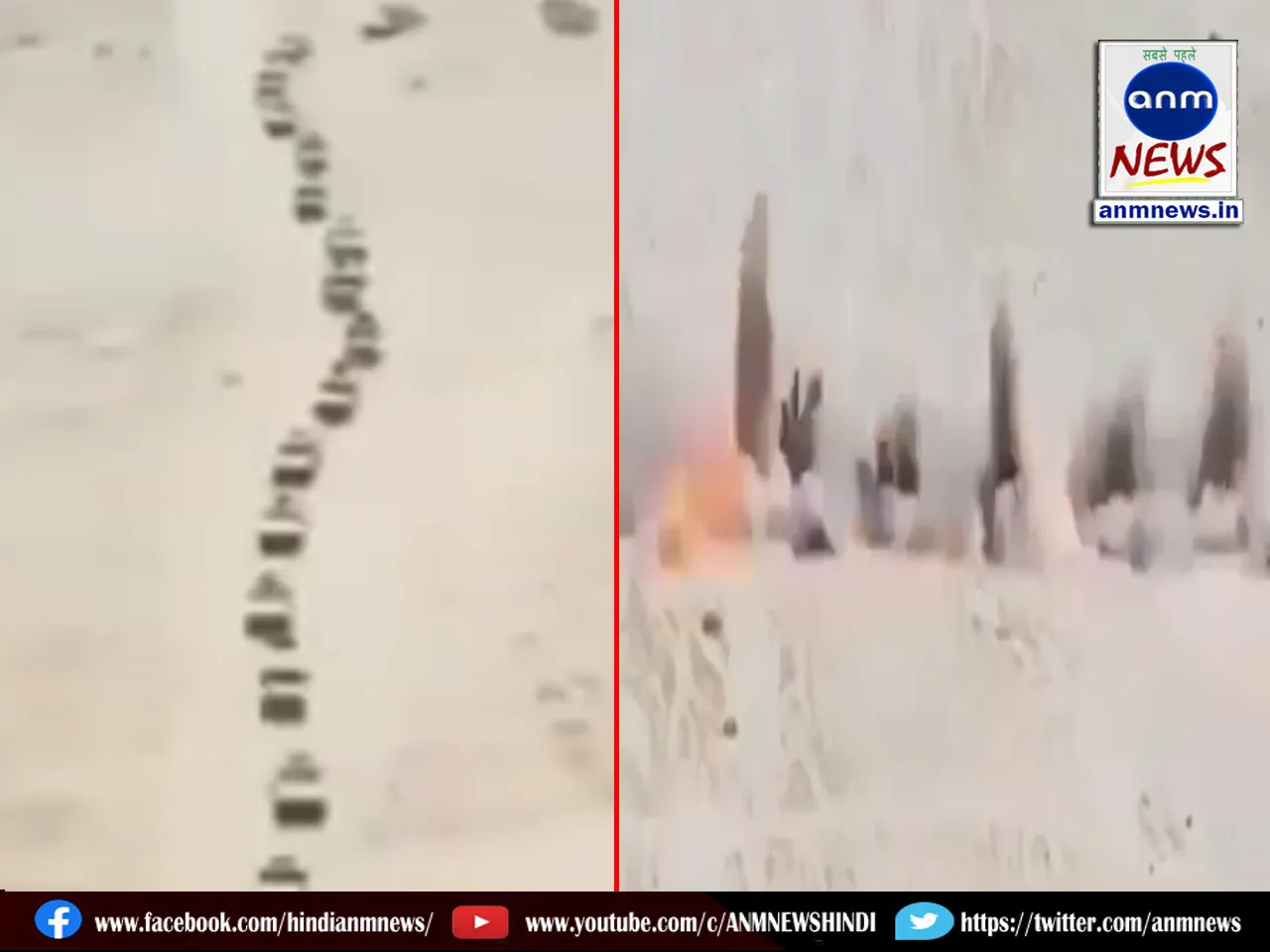 Army trucks destroyed in Pakistan