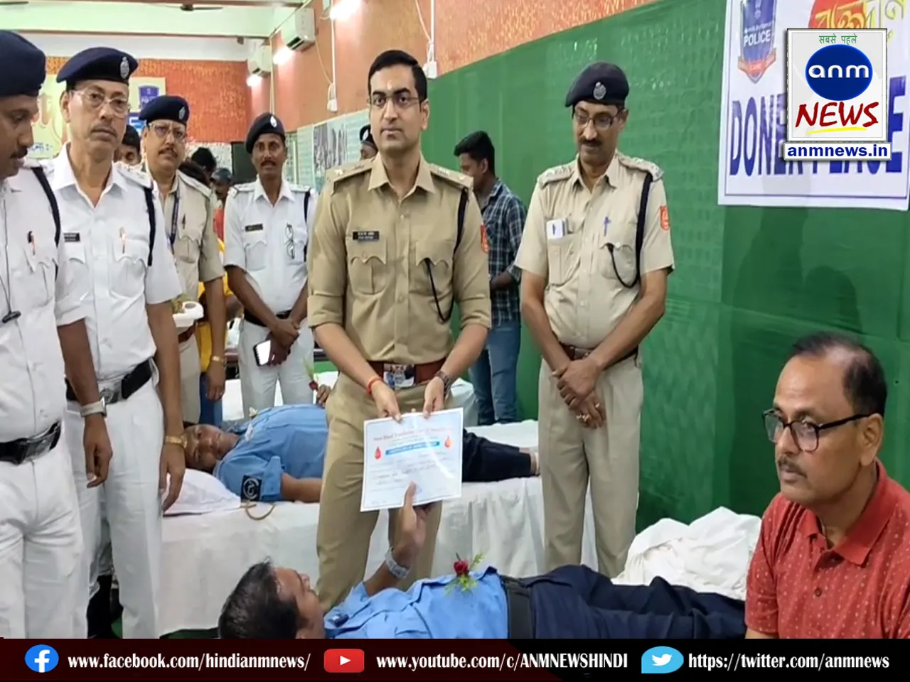 Blood donation camp initiated by Durgapur Sub Traffic