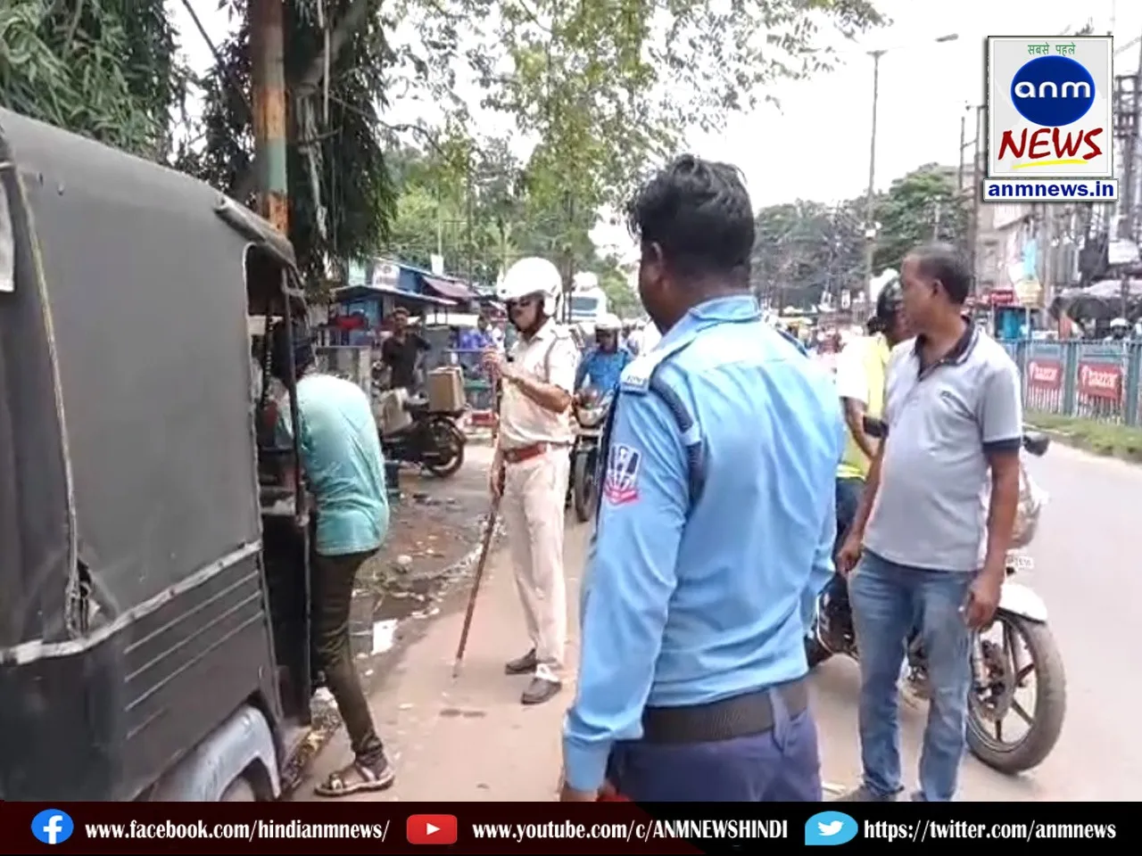 ADPC Traffic department's campaign against illegal encroachment and illegal parking on GT Road