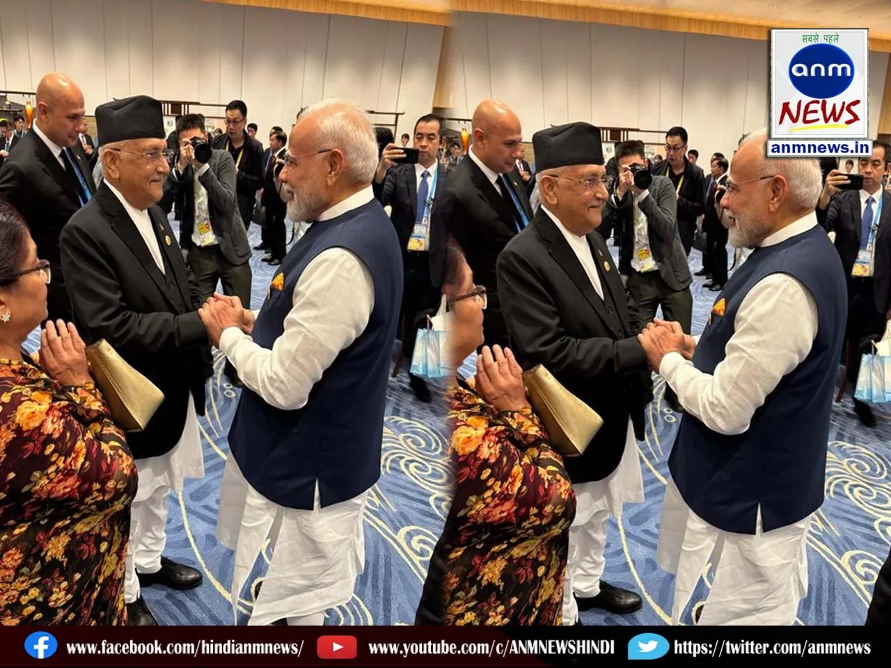 Modi meets Nepali PM