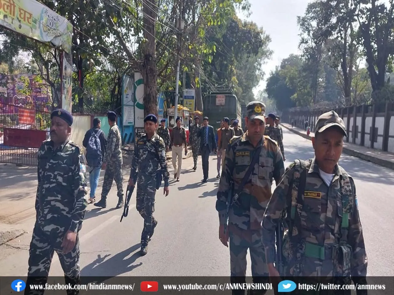 Security of Raj Bhavan.