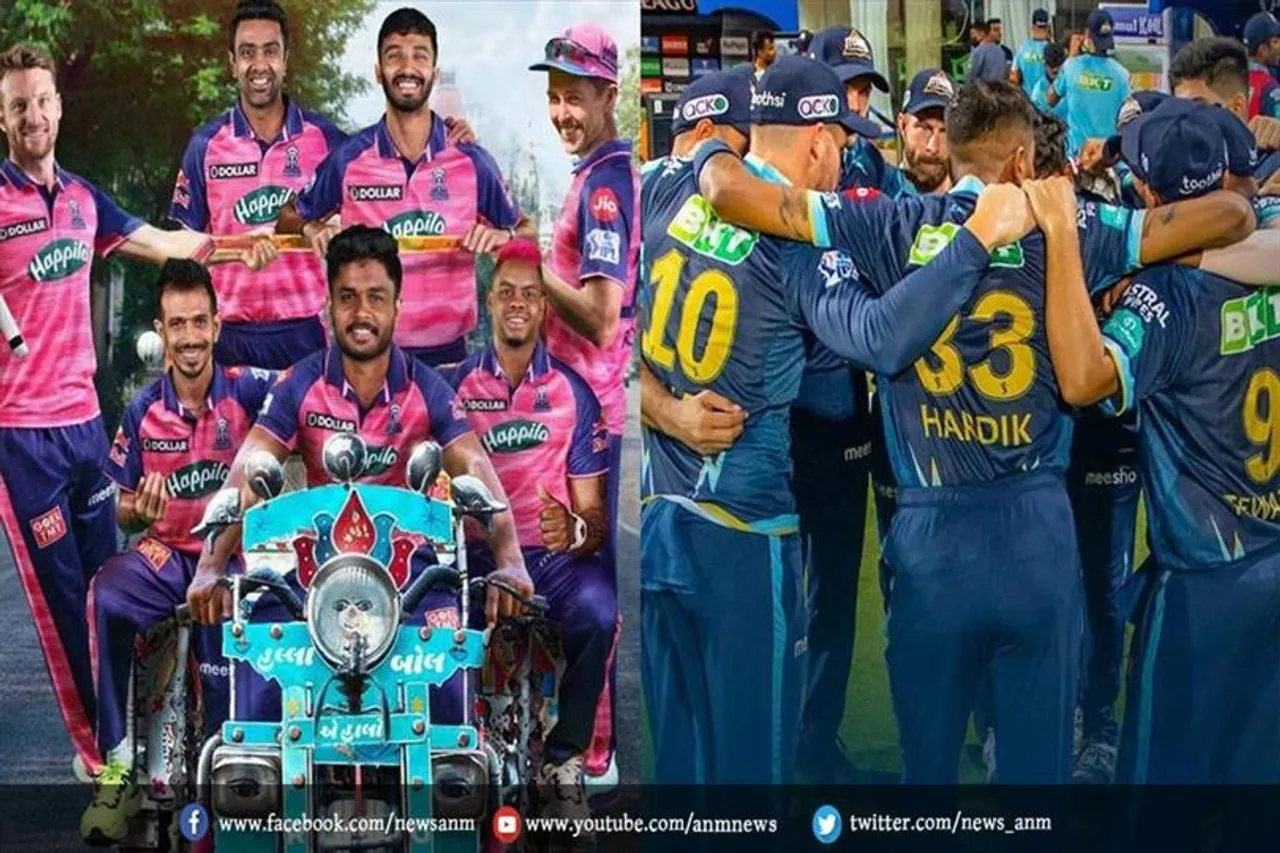 RR vs GT : हार्दिक ने जड़े लगातार तीन चौके
