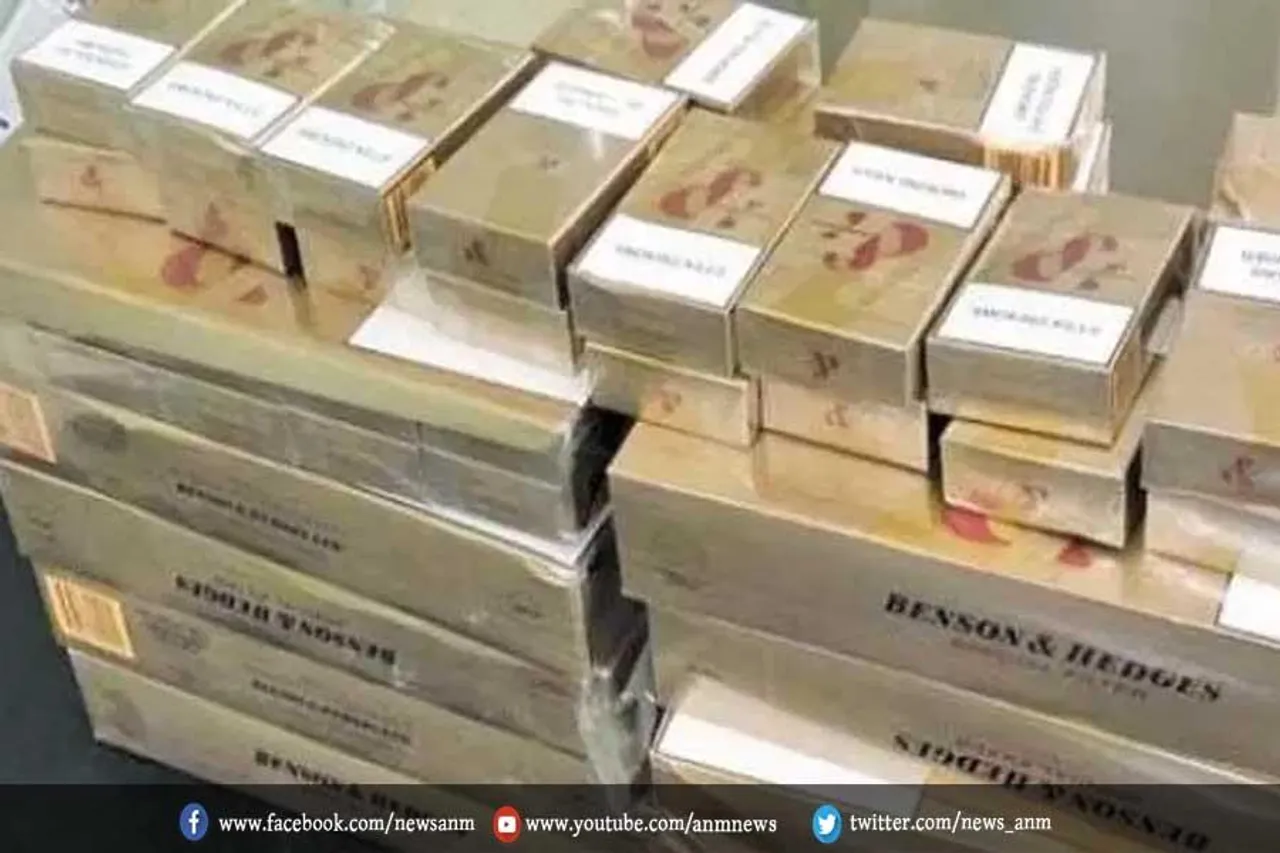 17 करोड़ की विदेशी सिगरेट जब्त