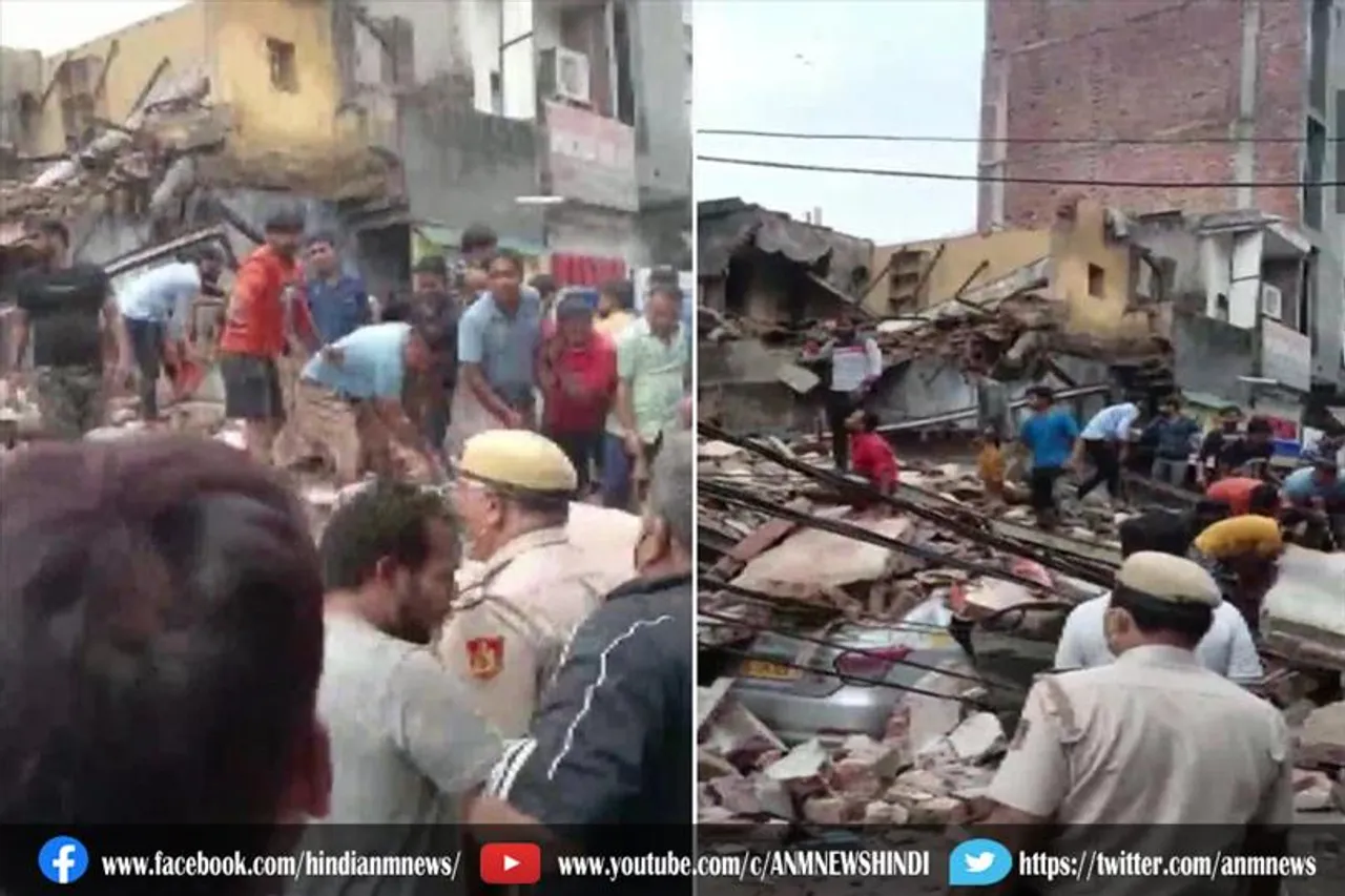 ब्रेकिंग न्यूज: दिल्ली की सब्जी मंडी में 4 मंजिला इमारत गिरी