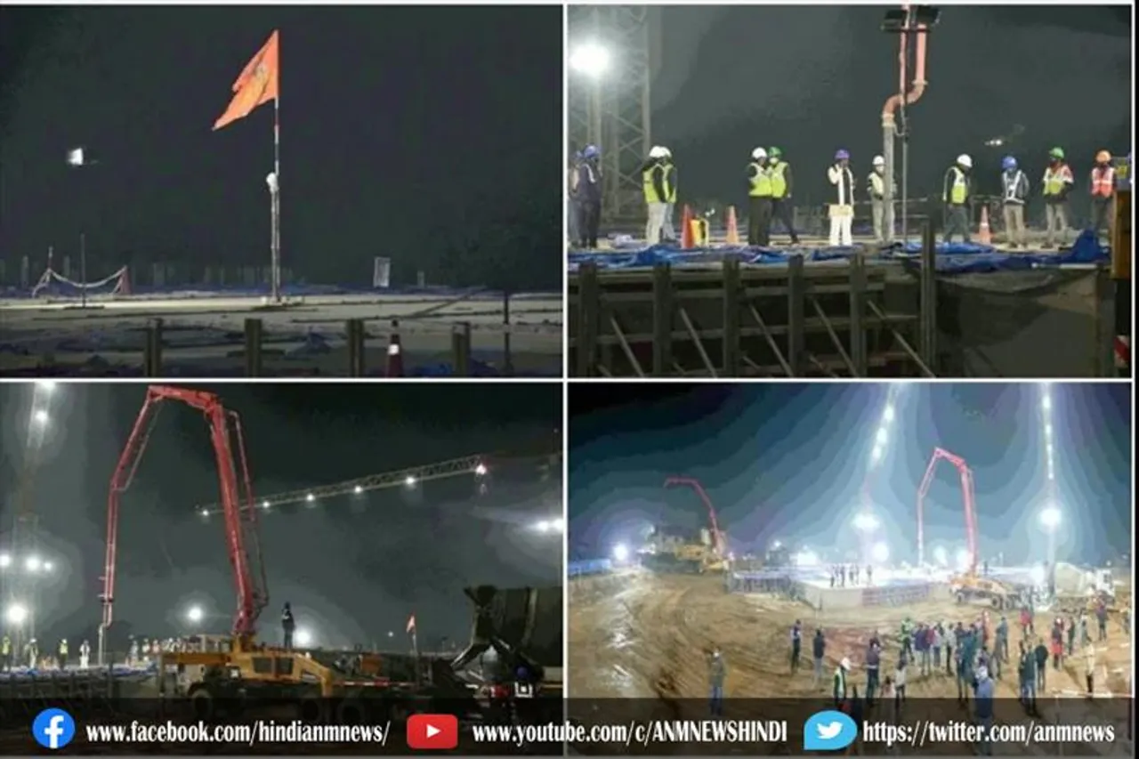 तीन मंजिला मंदिर में होंगे चार सौ खंभे