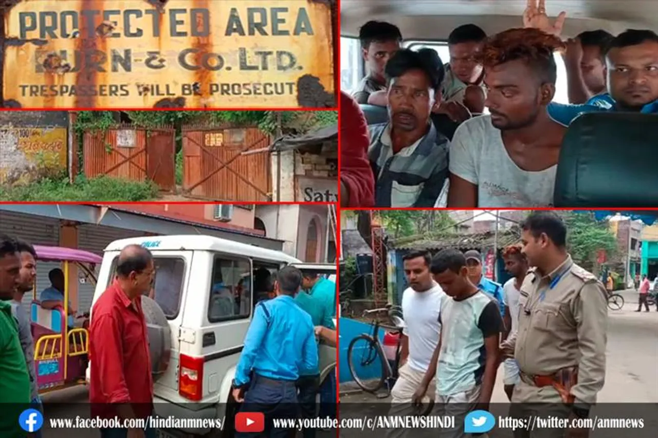 रानीगंज पुलिस ने की लोहा माफियाओं के खिलाफ बड़ी कार्रवाई