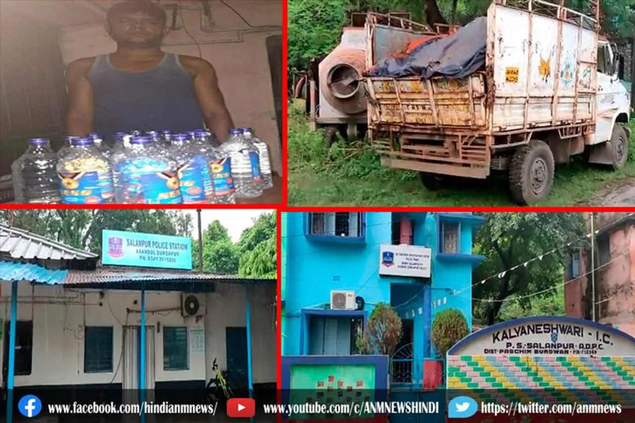 सलानपुर थाना क्षेत्र के अवैध कारोबारियों पर चला पुलिस का डंडा