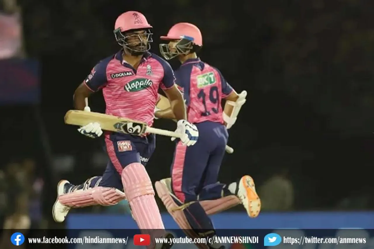 सैमसन और जायसवाल द्वारा अर्धशतकीय साझेदारी, आठ ओवर के बाद स्कोर इतना