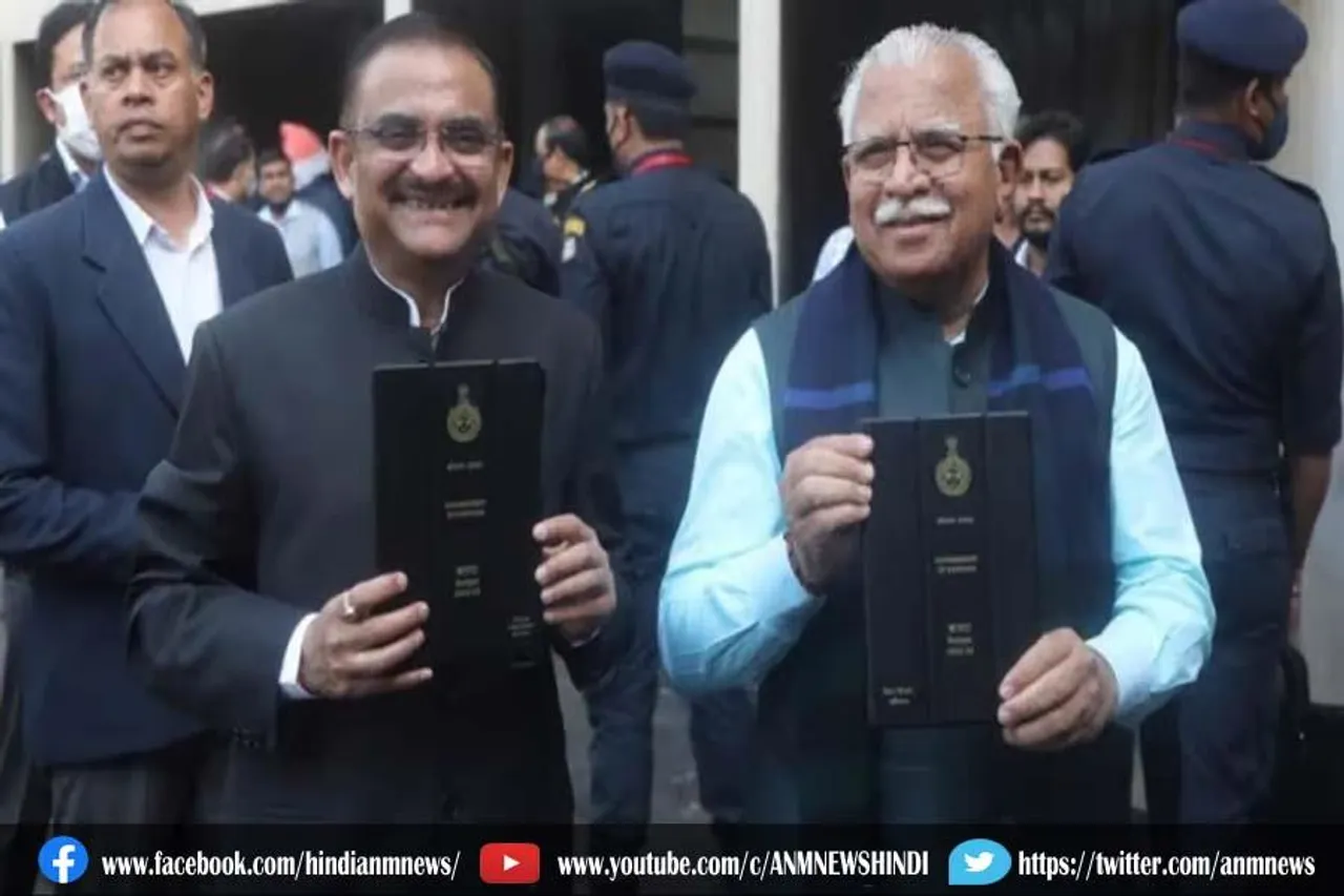 मनोहर लाल ने पेश किया 1.77 लाख करोड़ का बजट
