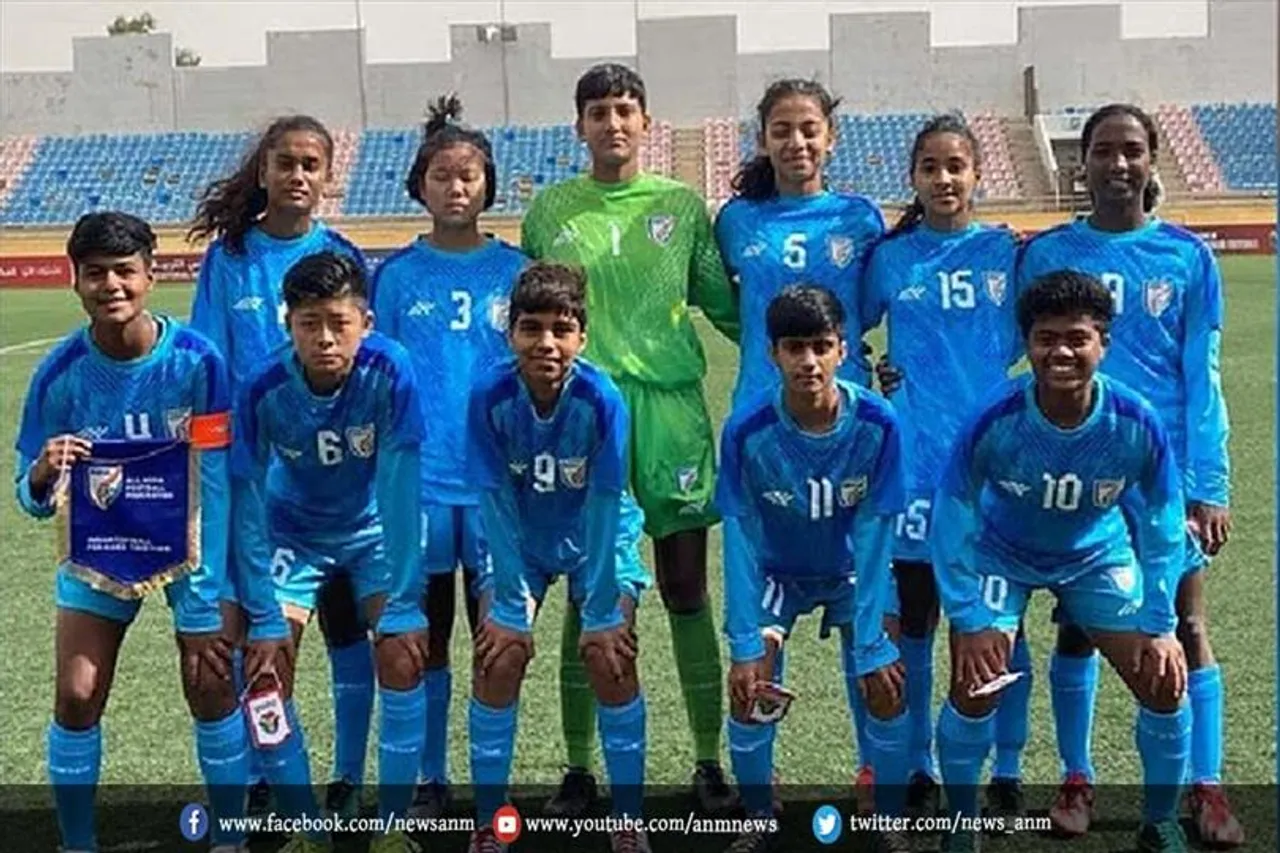 भारत U17 महिला फुटबॉल टीम ने जॉर्डन पर 7-0 से जीत दर्ज की