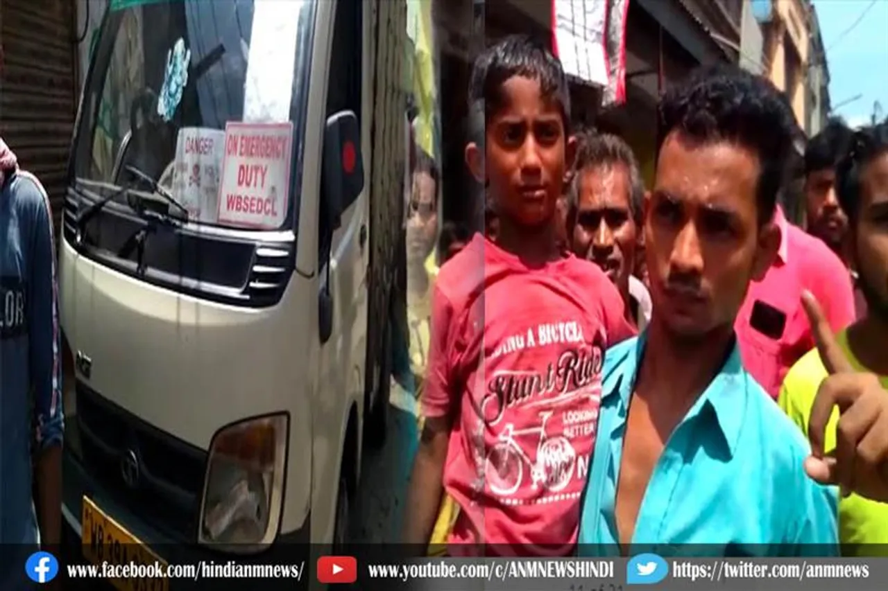 वाहन की टक्कर से तीन बच्चे घायल
